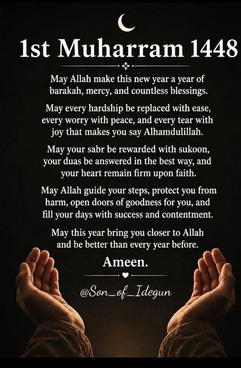 1st Muharram, 1448Hijrah