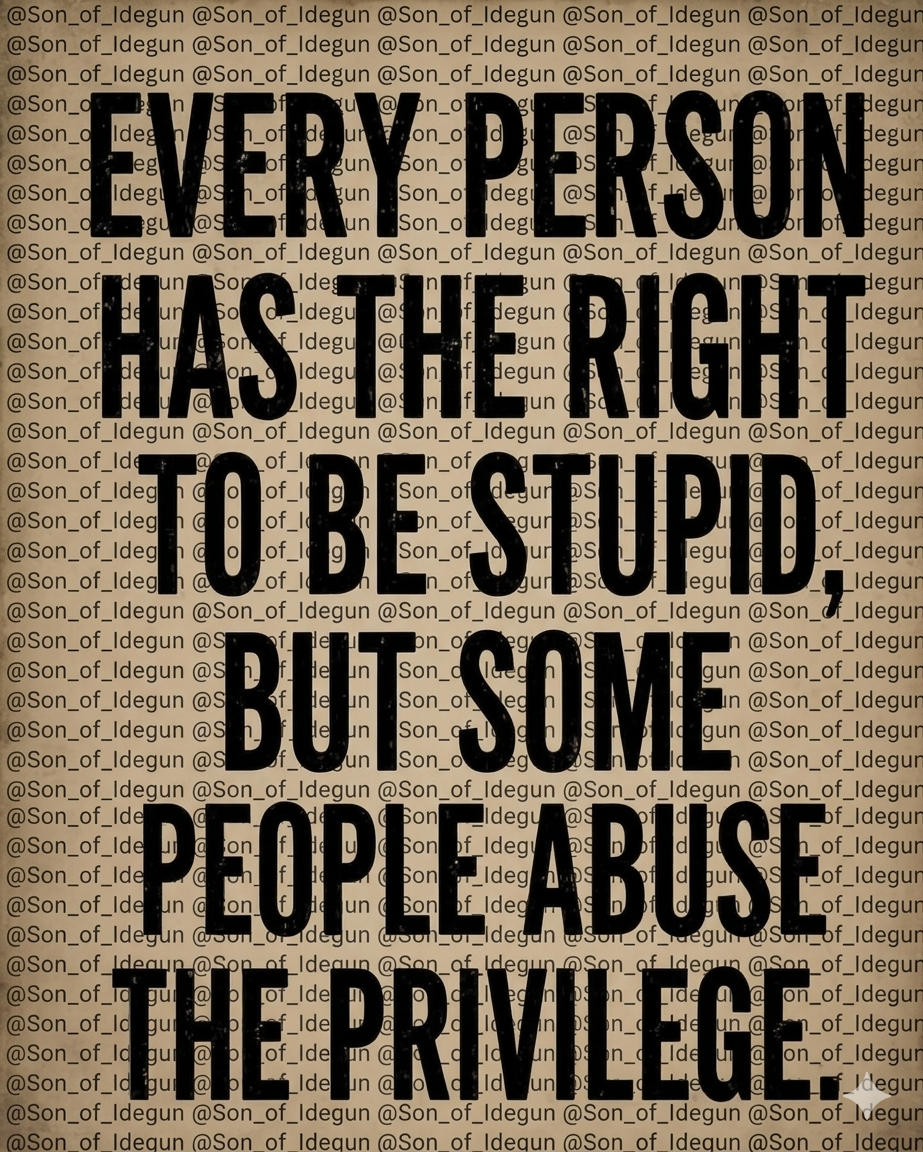 Yes, you have the right just not around me
