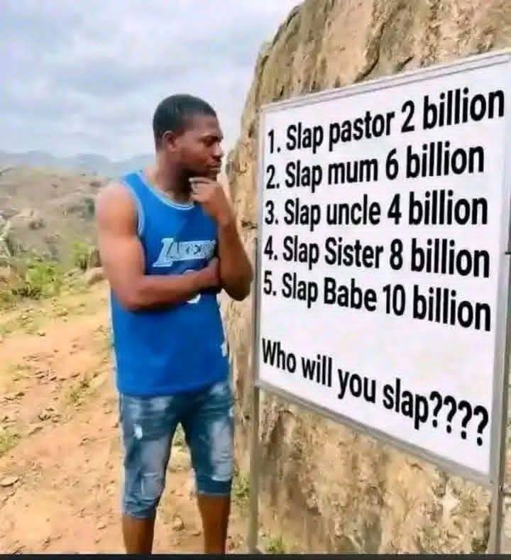 Who will you slap?