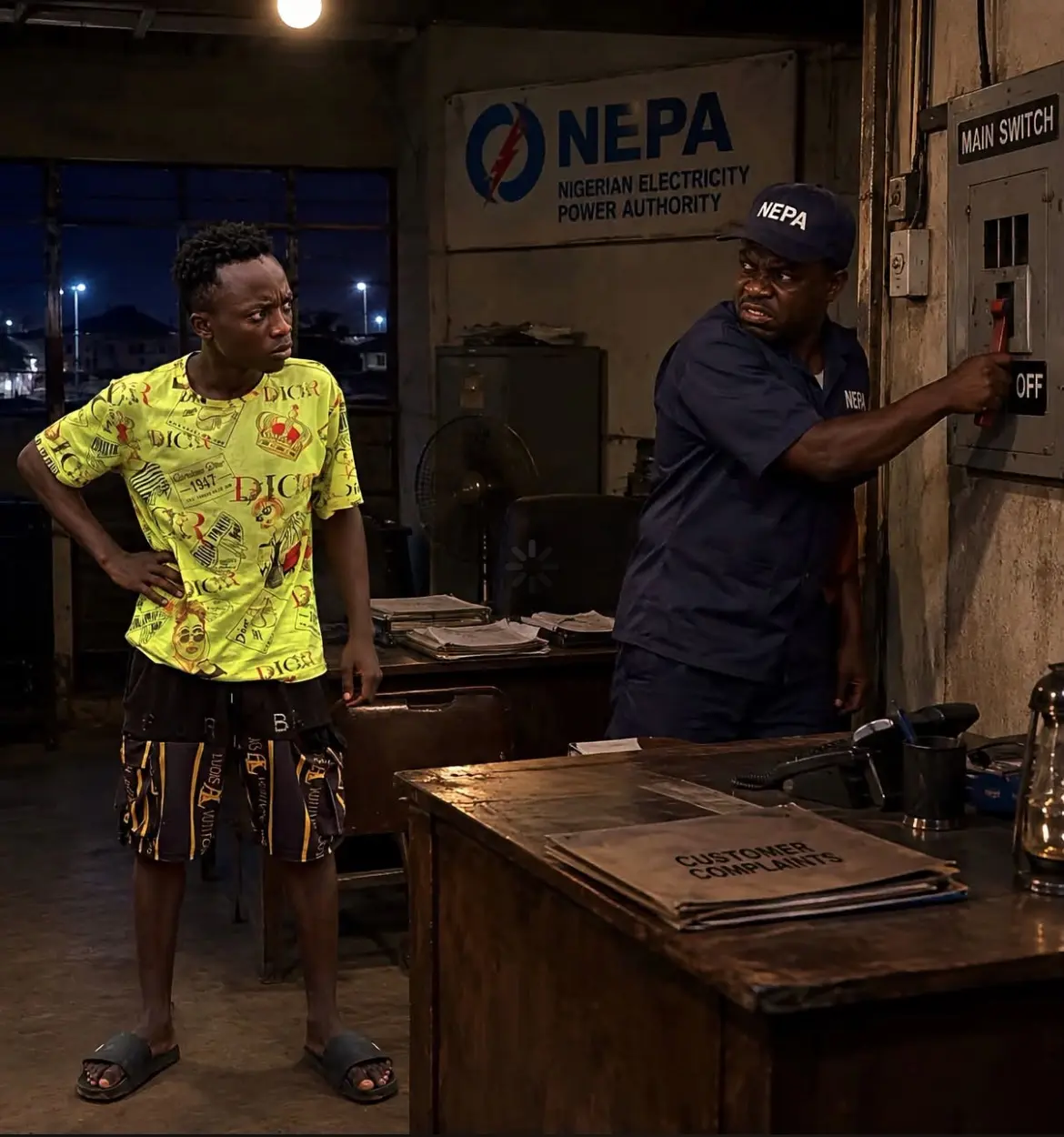 How much are they even paying you in that Nepa office that you're waking up by 2:25am to off light?...