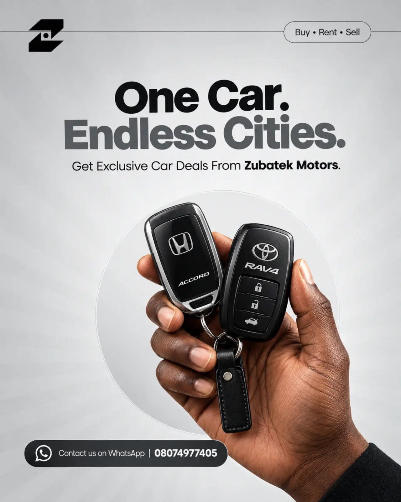 ONE CAR. ENDLESS CITIES.
Your next dream car could be closer than you think. ๐
At Zubatek Motors,...
