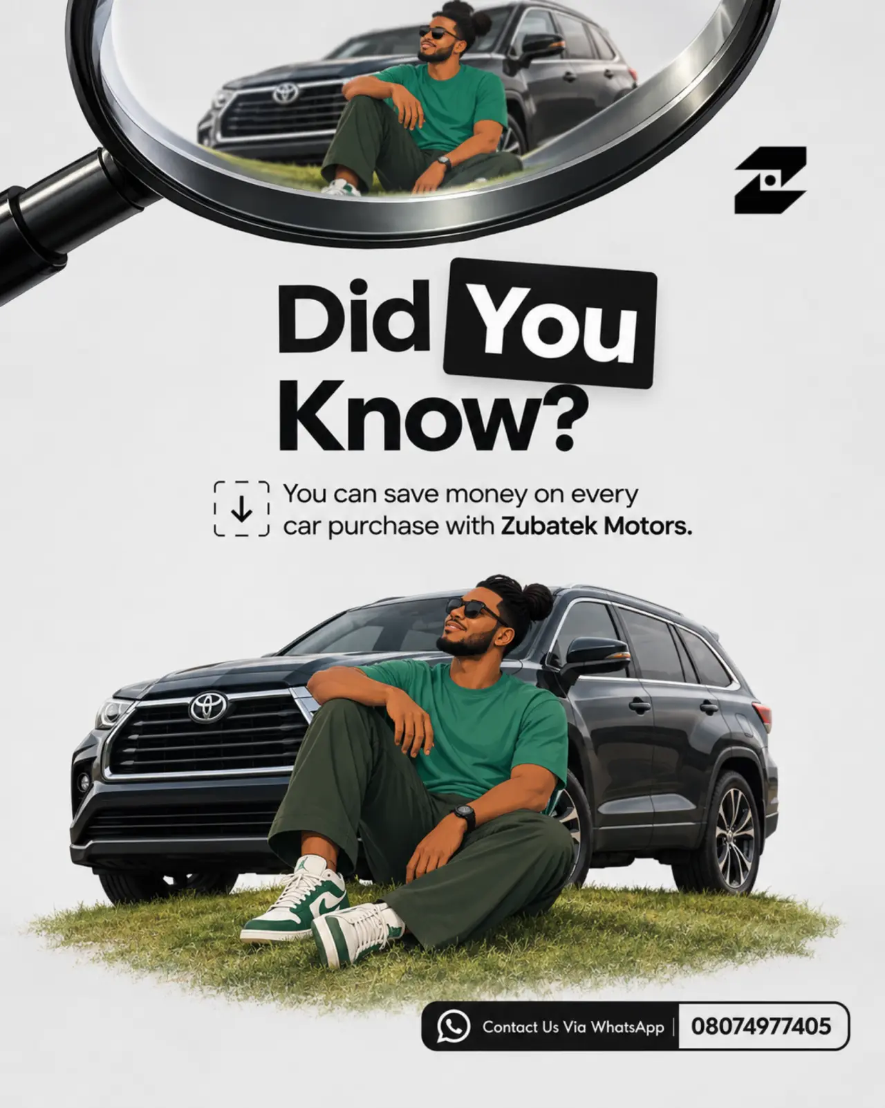 Your next car could cost you less than you think. ๐
With Zubatek Motors, you get access to quality...