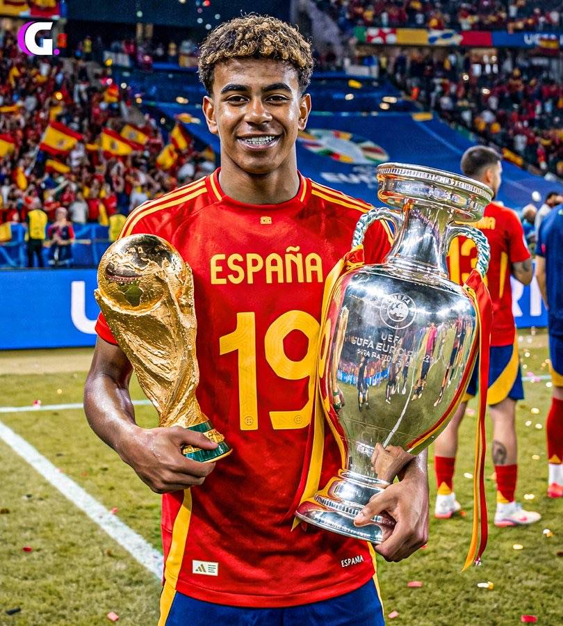 Yamal has won the Euro and the World Cup before the age of 20
What a player