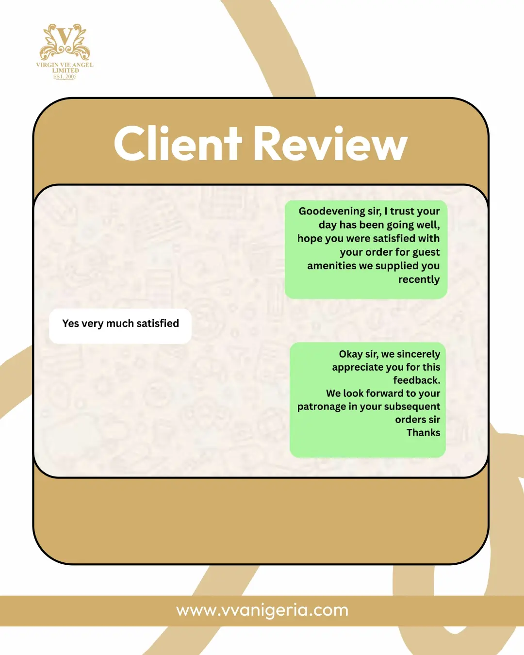 Happy client feedback. Thank you for trusting us. call or message us for enquires: 09022228484, 0803...