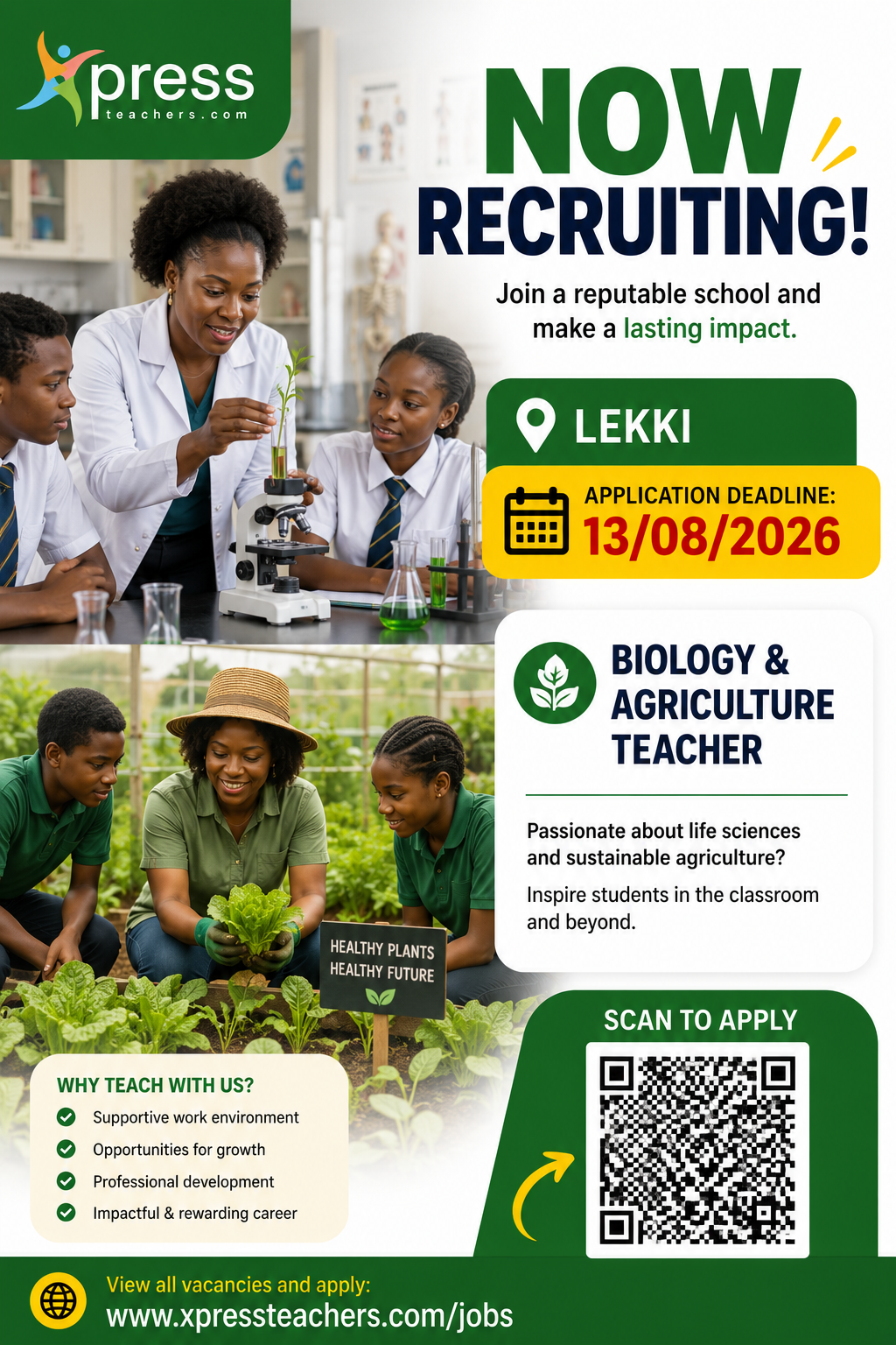 ๐ฑ Inspire the next generation. Grow the future.
We're recruiting a Biology & Agriculture Teacher fo...