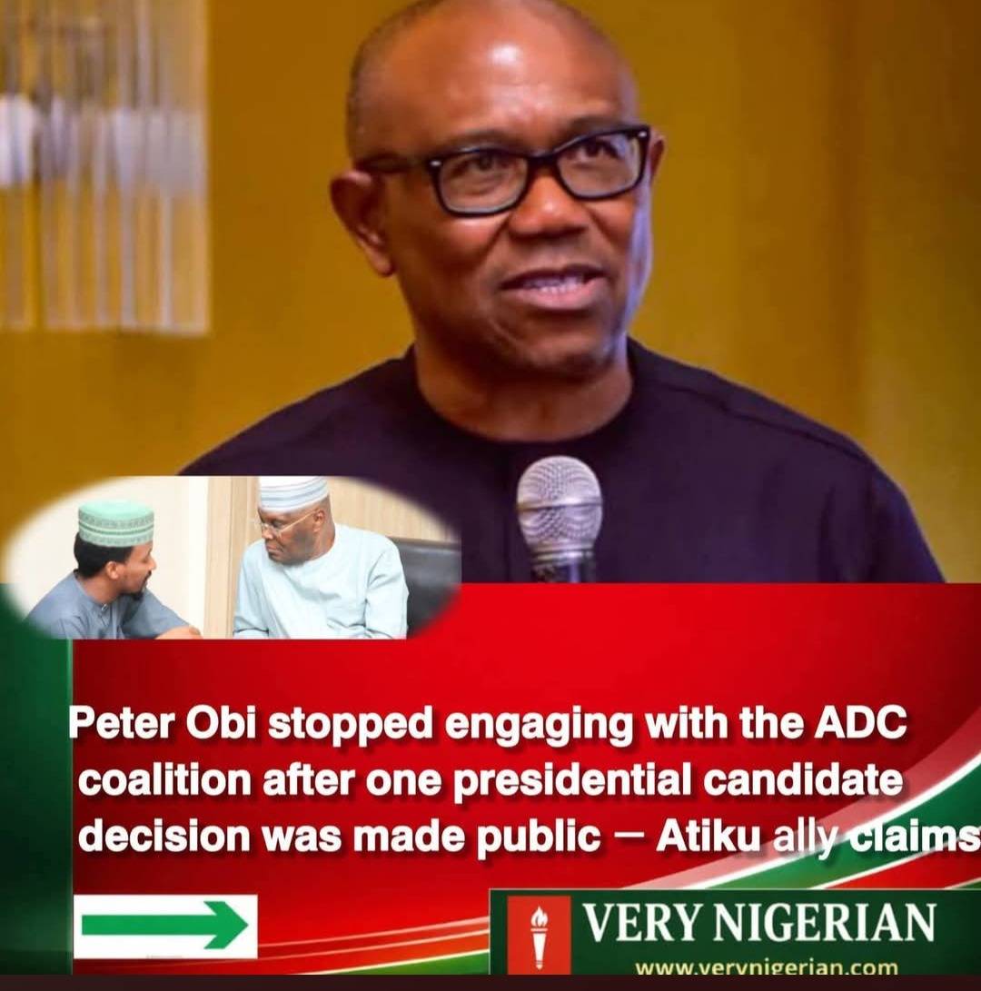 Fight has broken out Between Obi Camp and ADC.
Abdul-Aziz Na'Ibi who is an Atiku supporter wrote on...