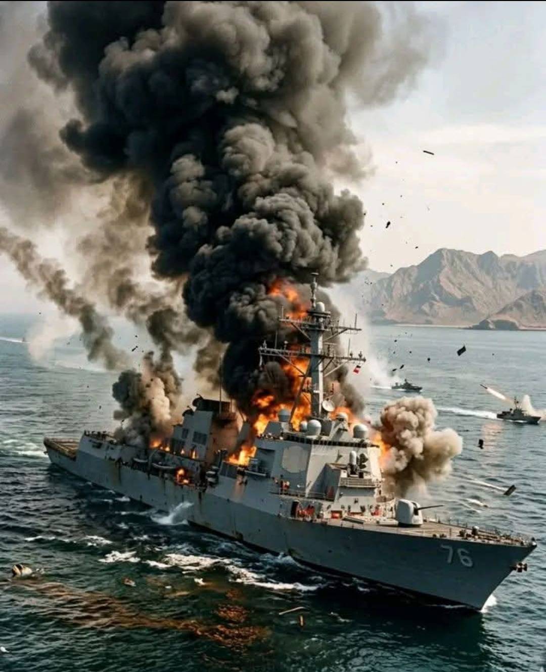 BREAKING NEWS
Iran has reportedly struck one of the largest U.S. warships with cruise missiles in th...