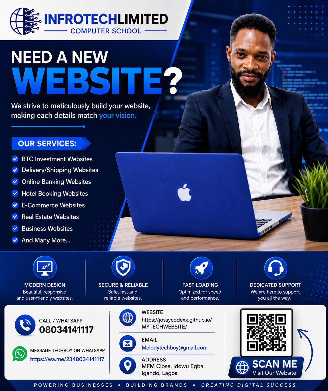 Website Developer | Web Development Trainer | Founder, INFROTECHLIMITED COMPUTER SCHOOL | Building S...