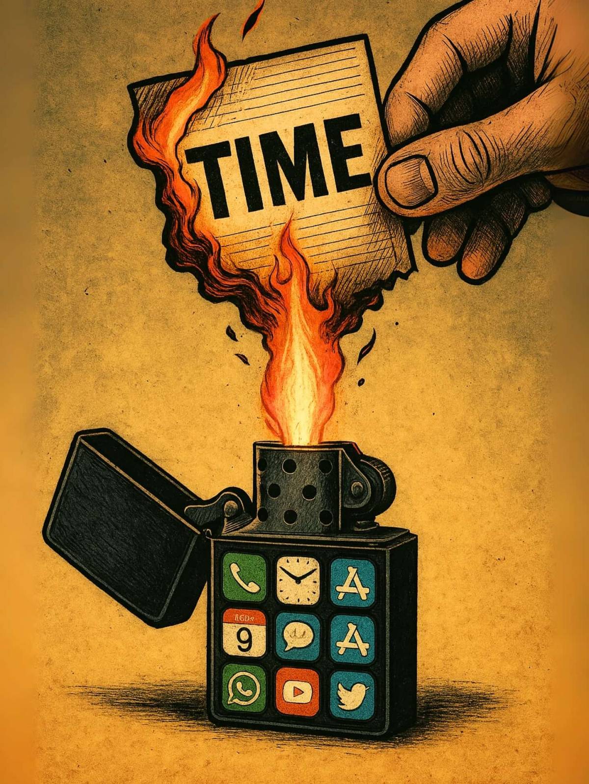 Time wasted can never be recovered, so use your time wisely...