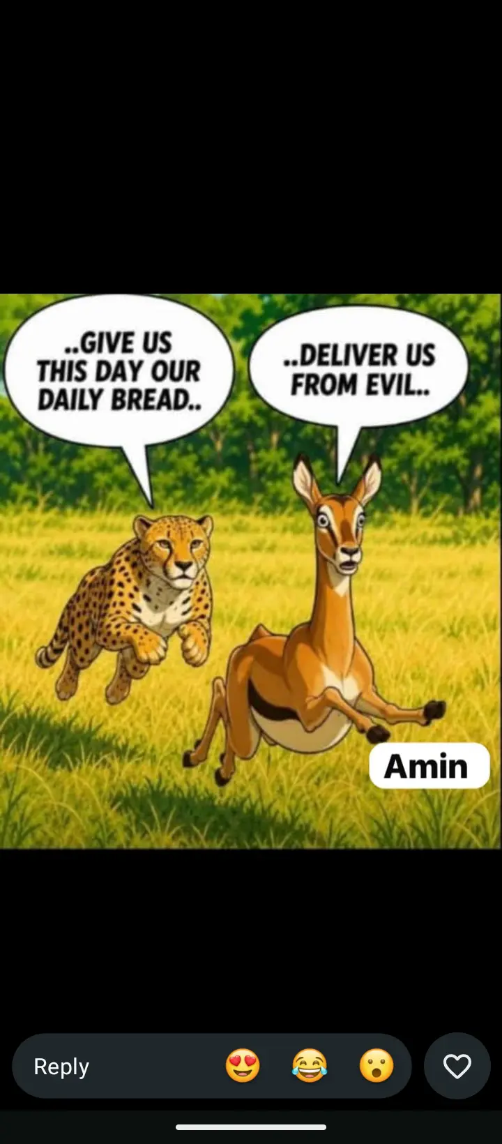 Run for ur dear life ooo
Con u emerging daily bread
God forbid