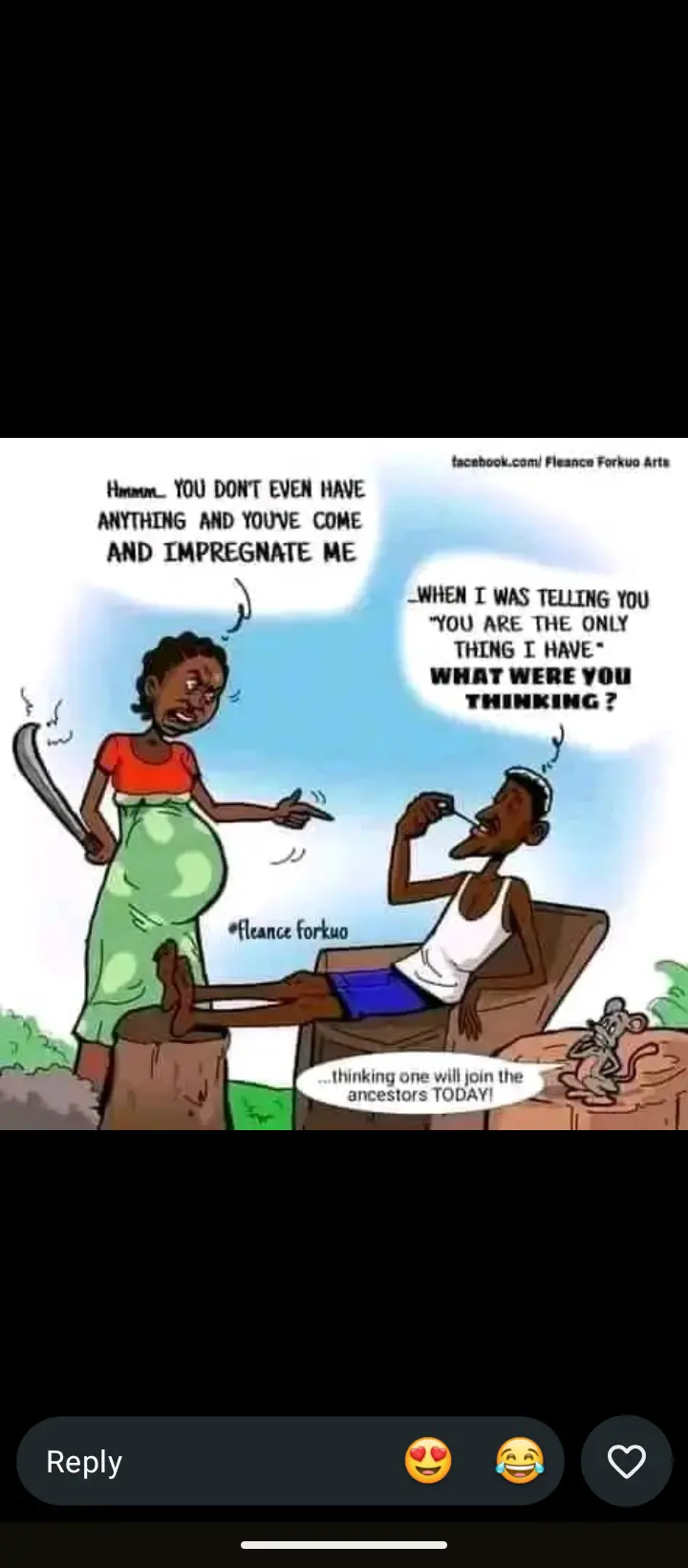 E don happen