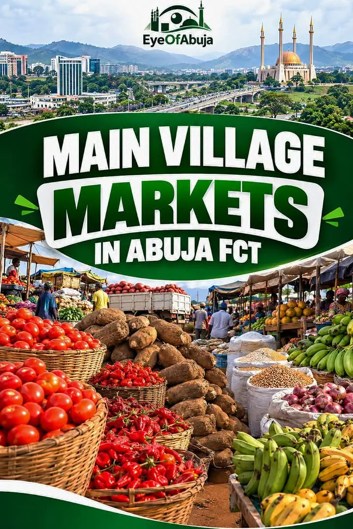 Here are the main Village Markets in Abuja FCT* - they are cheaper and fresher than city markets bec...