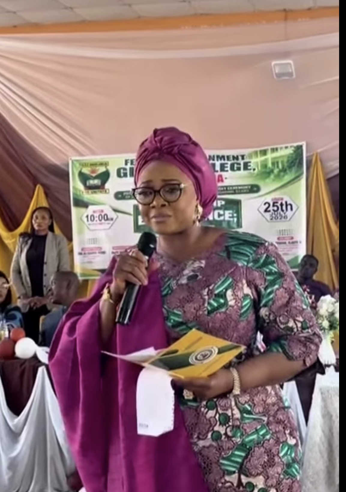 When the HM of Women Affairs and Social Development is a fellow Old Girl and she makes time to encou...