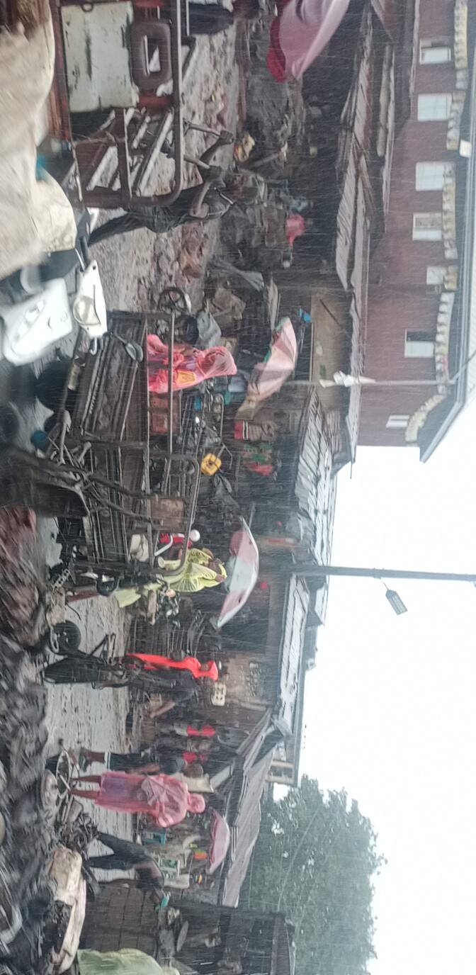Heavy rain fall