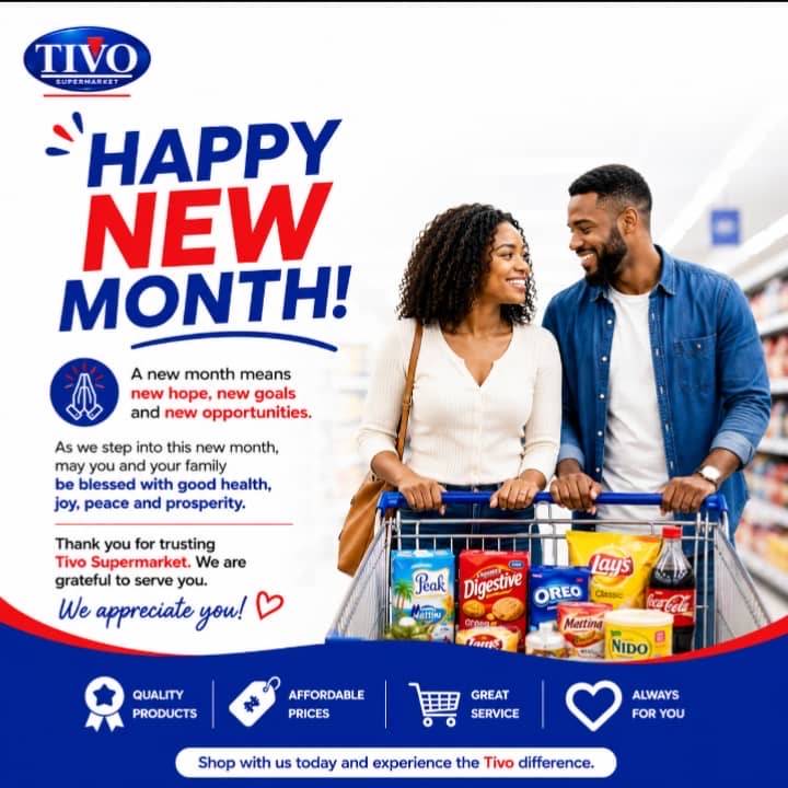 Happy New Month from all of us at Tivo Supermarket!
July is here with fresh hope, new goals, and ne...