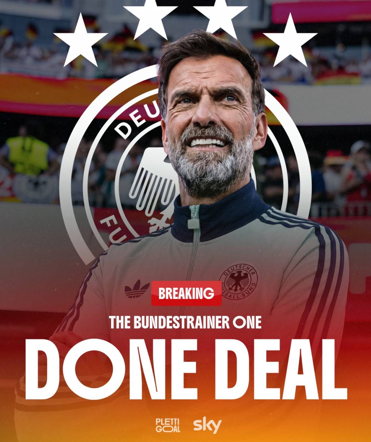EXCLUSIVE | Jürgen Klopp to Germany - DONE DEAL ✔️
Klopp will succeed Julian Nagelsmann as Germany’...