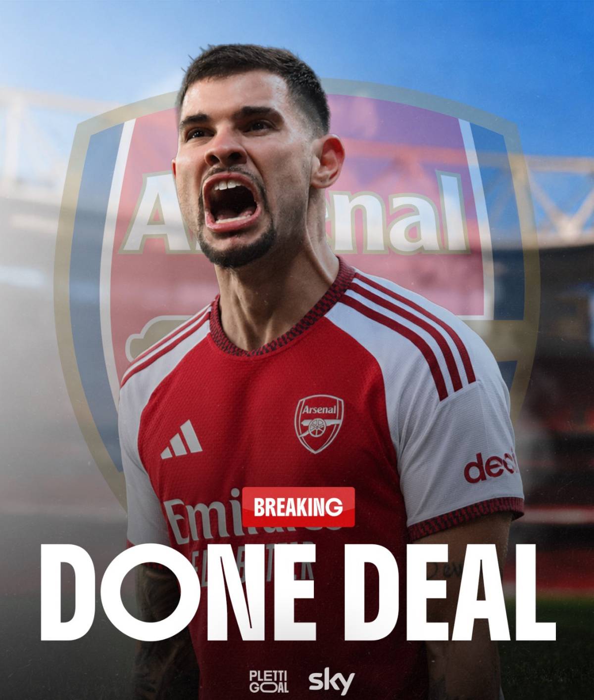 Bruno Guimaraes to Arsenal - DONE DEAL ✔️
Full agreement reached with Newcastle United, following t...