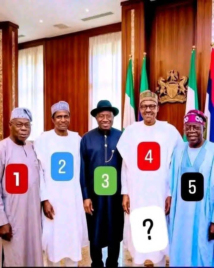 Looking at the leaders in this photo, who do you think delivered the most for Nigeria during their t...