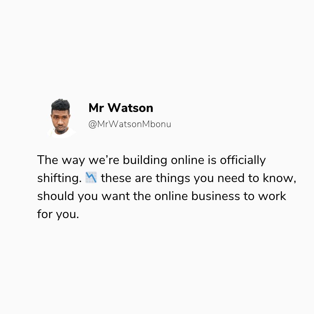 The way we’re building online is officially shifting. 📉
It’s no longer a race to see who posts the...