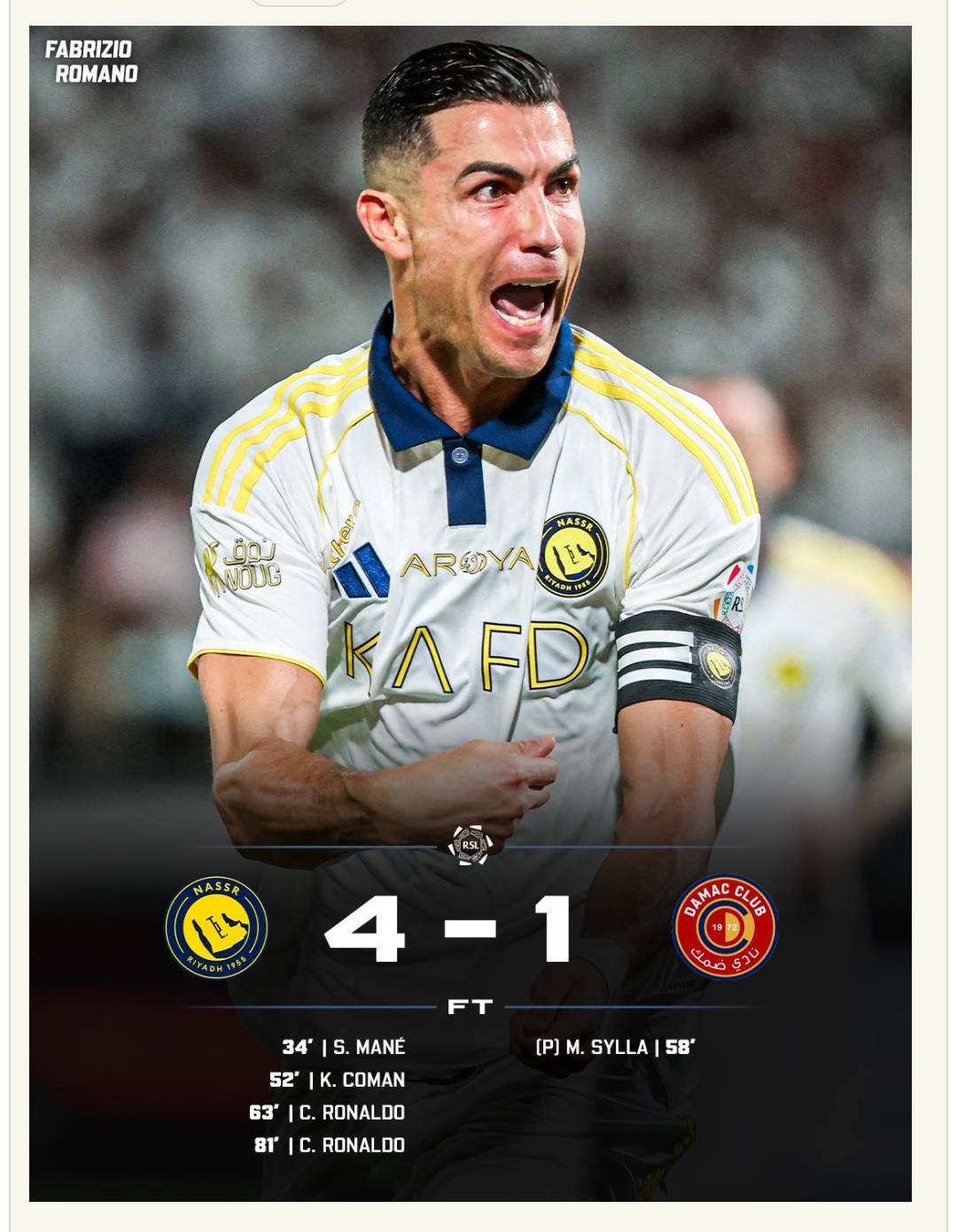 Al Nassr wins the Saudi Pro League title on the last game of the season. Big congratulations to CR7,...