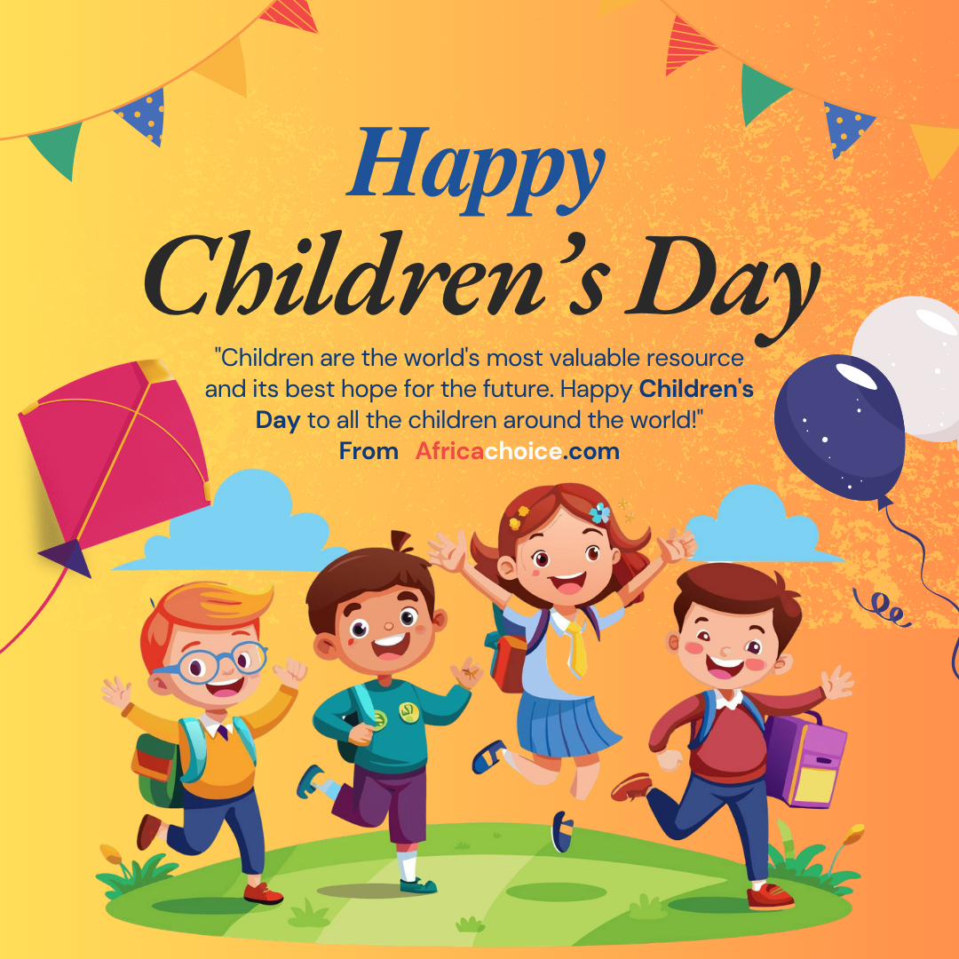 "Because there is no second chance at being a child, all of us at Africachoice.com want to wish ever...