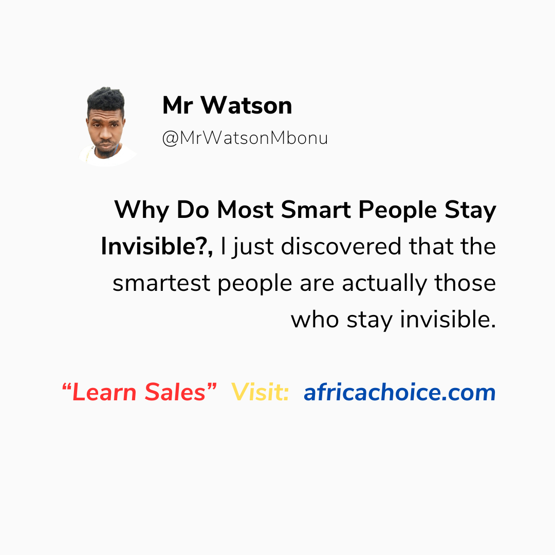 Why Do Most Smart People Stay Invisible?
During my undergraduate days at university, I acted smart,...