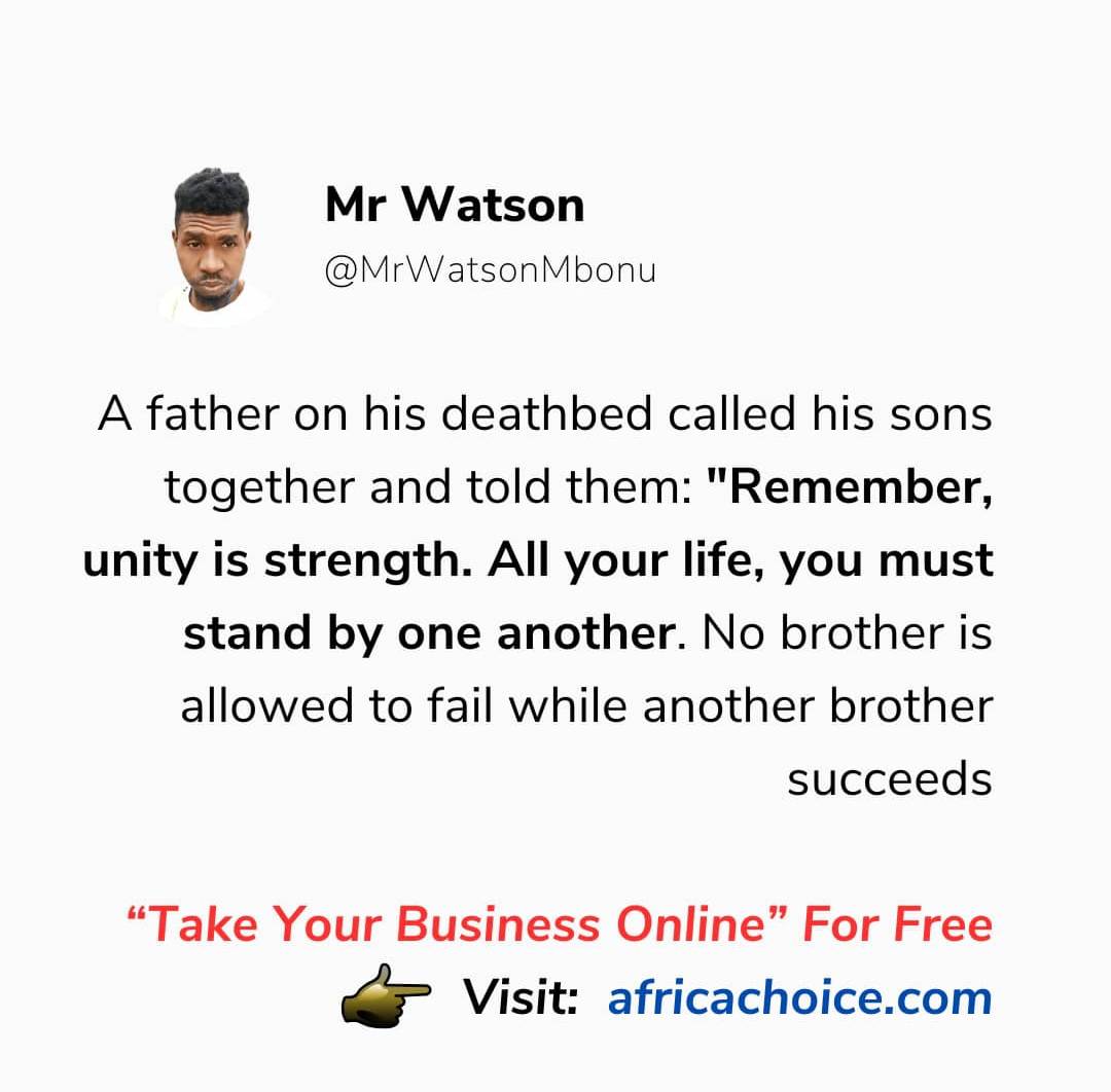 This Is What A Father In His Dying Bed Called His Sons Together And Told Them. READ TO THE END
A fa...