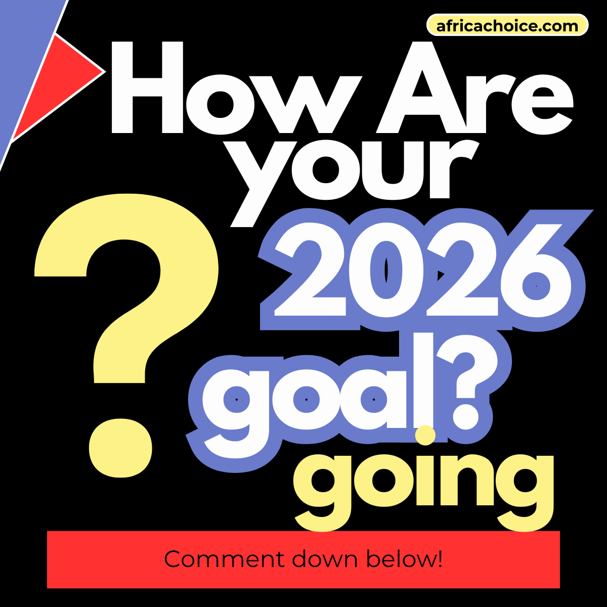 How are your 2026 goals going so far? Comment down below...
