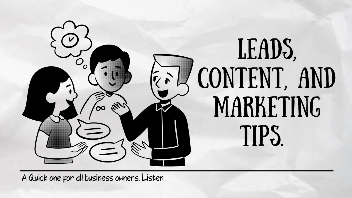 Leads, Content, and Marketing Tips
Leads, content, and marketing are the three secrets all business...