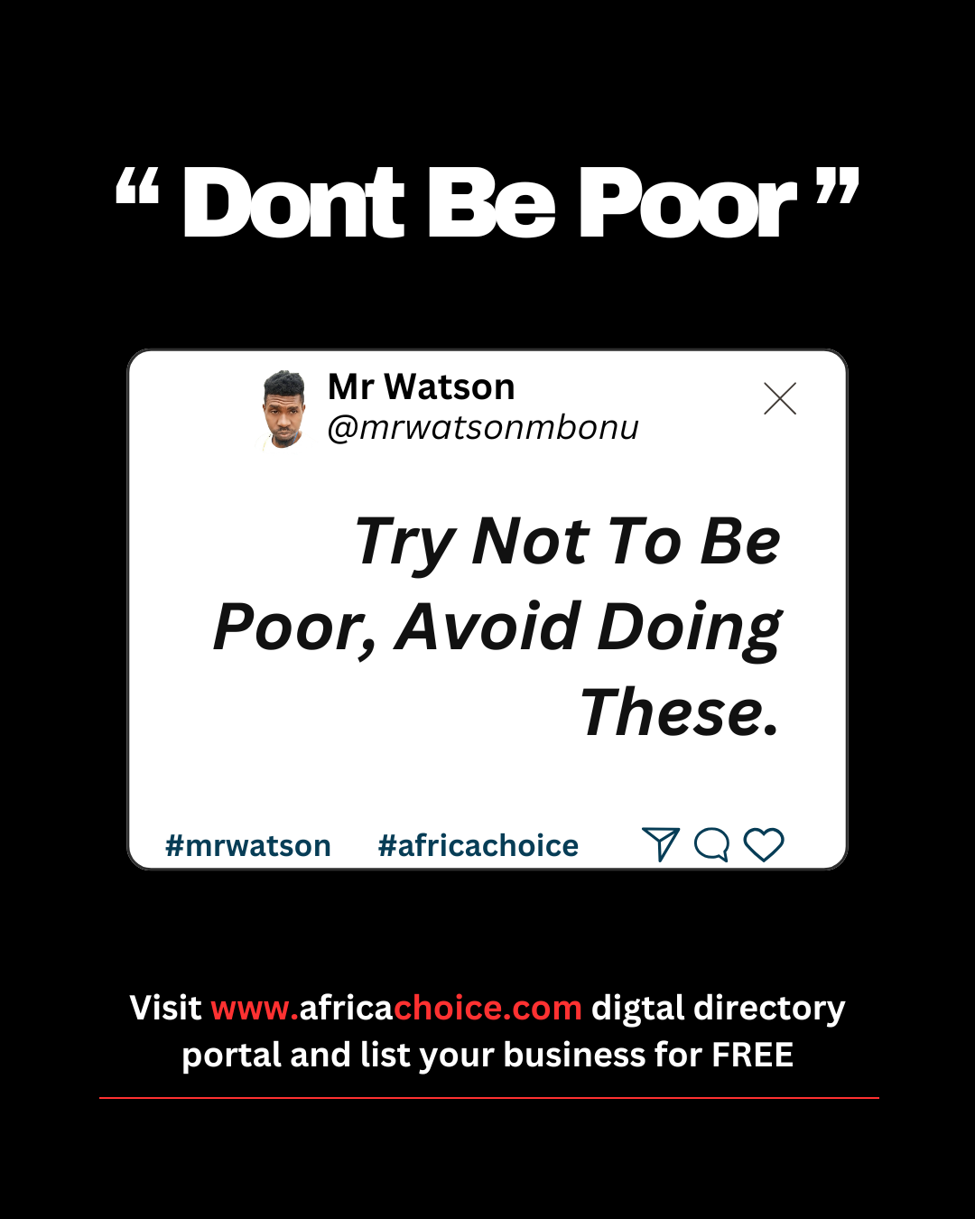 In All You Do, “PLEASE” Try Not To Be Poor, Avoid Doing These.
Finish None of Your Projects. Most p...