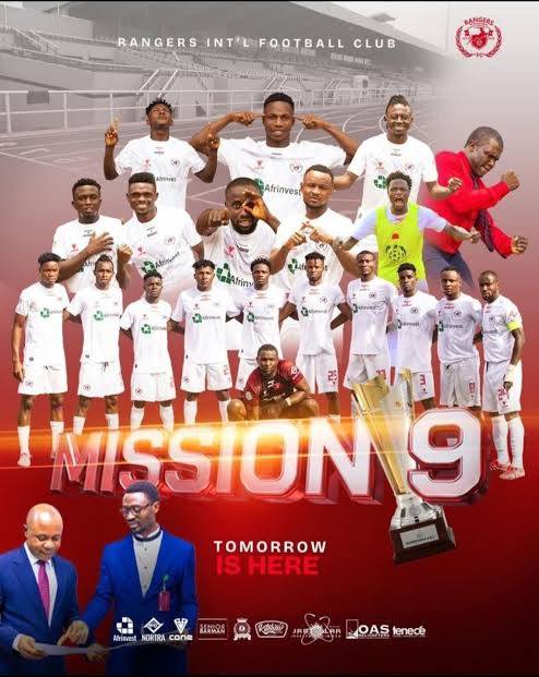 Congratulations to you our dearest Enugu Rangers. A well deserved champion!