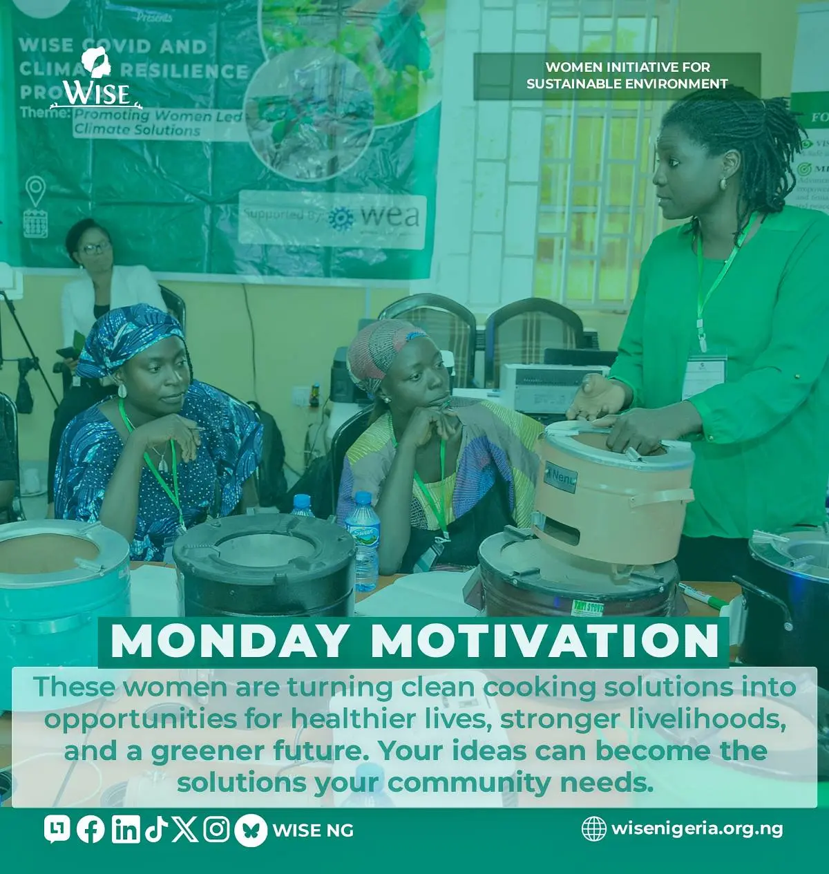 MONDAY MOTIVATION | Action Creates Change
Empowered women empower communities.
When we equip loca...