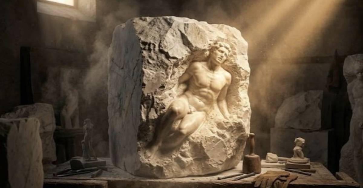 A block of marble never becomes a masterpiece by staying untouched.
It becomes beautiful because th...