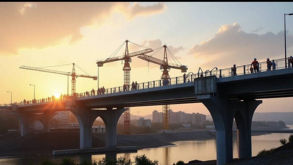 A bridge is never built from one giant piece.
It’s built one beam…
One bolt…
One stone at a time....