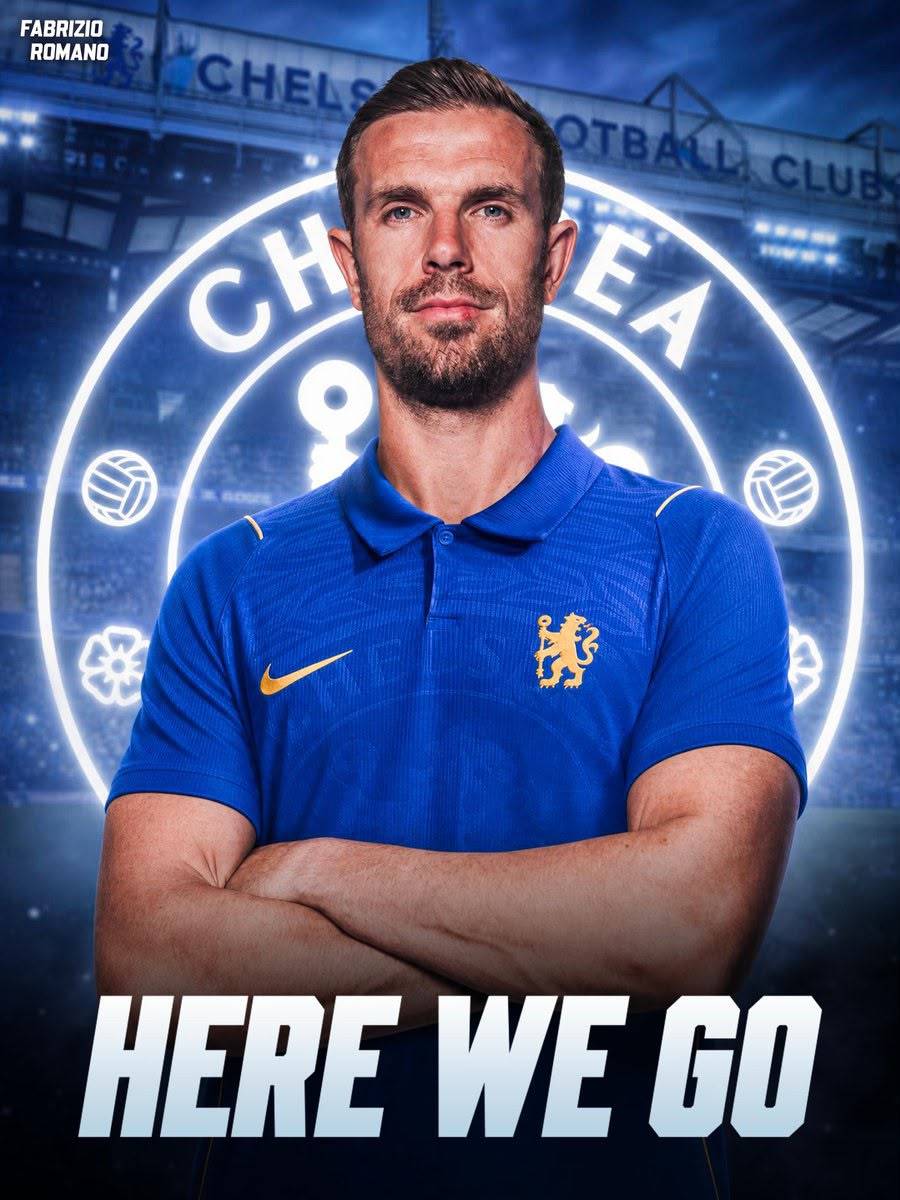 ๐จ๐ฃ BREAKING: Jordan Henderson to Chelsea, here we go! ๐ต๐ด๓ ง๓ ข๓ ฅ๓ ฎ๓ ง๓ ฟ
The former Liverpool captain has...