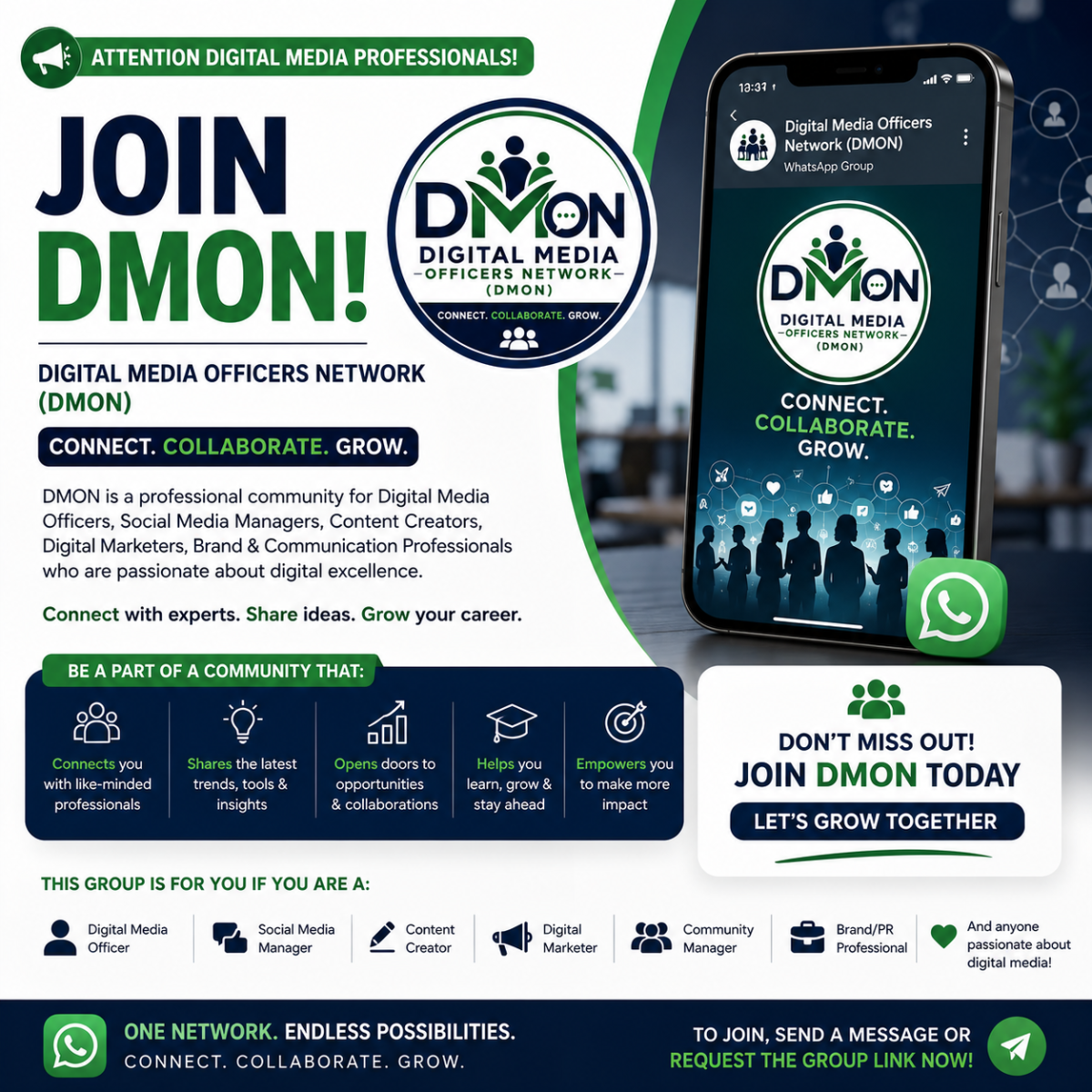 ๐ Calling all Digital Media Professionals!
Are you a:
โ
Digital Media Officer
โ
Social Media Man...