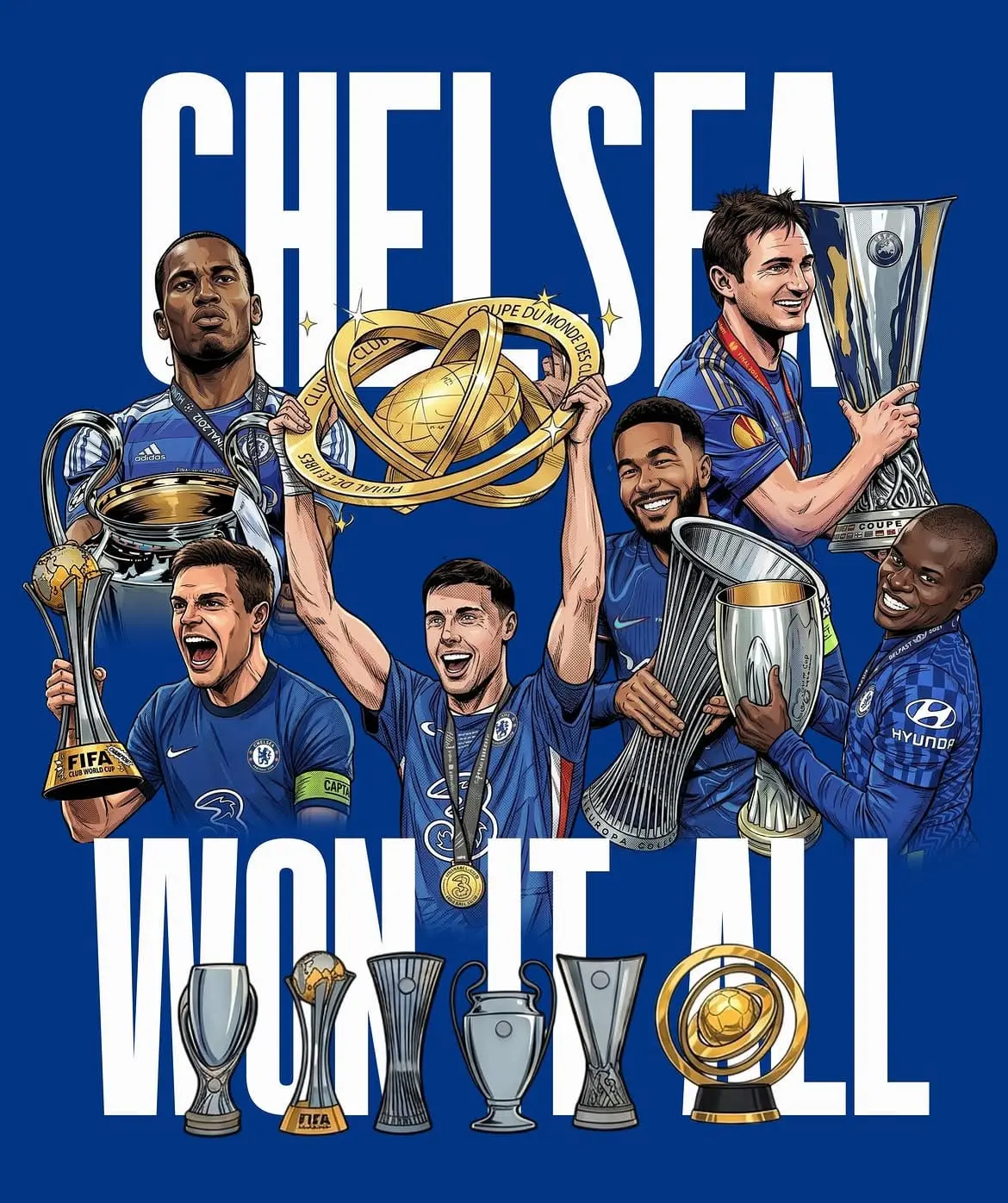 A REMINDER!!!
CHELSEA THE PRIDE OF LONDON ๐ช๐ฝ๐ตโ
WON IT ALL.