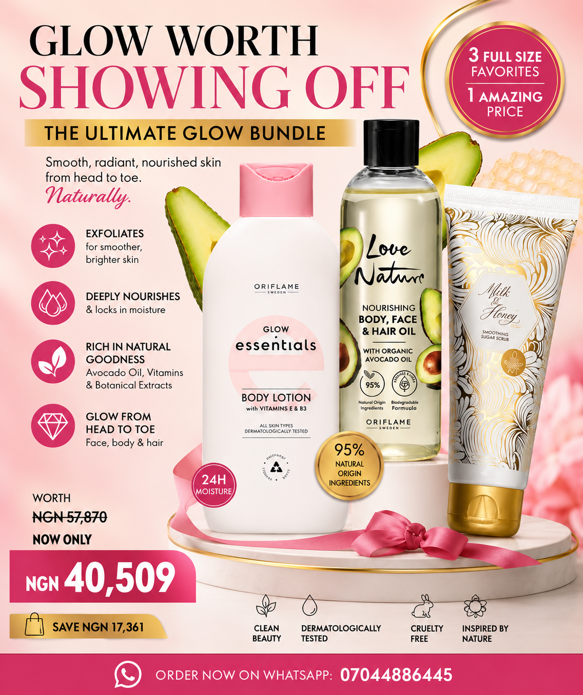 ✨ GLOW WORTH SHOWING OFF! ✨
Your skin deserves more than just lotion—it deserves complete care. 💖...