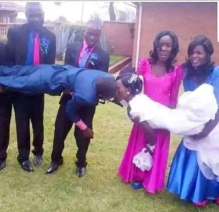 When the pastor says, You may kiss your bride, but my guy decides to make it an unforgettable moment...