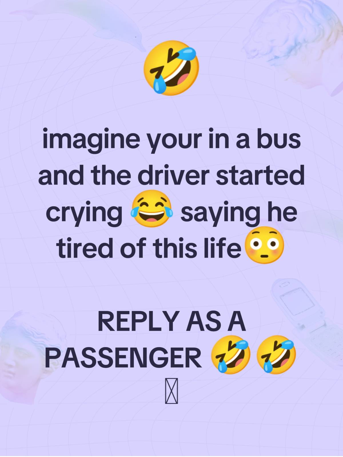 Be honest... what would you say if you were on this bus?