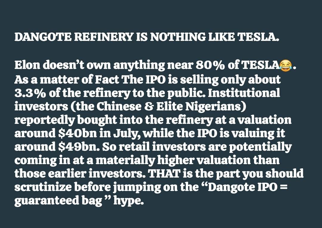 make dangote sef buy my own IPO  😂