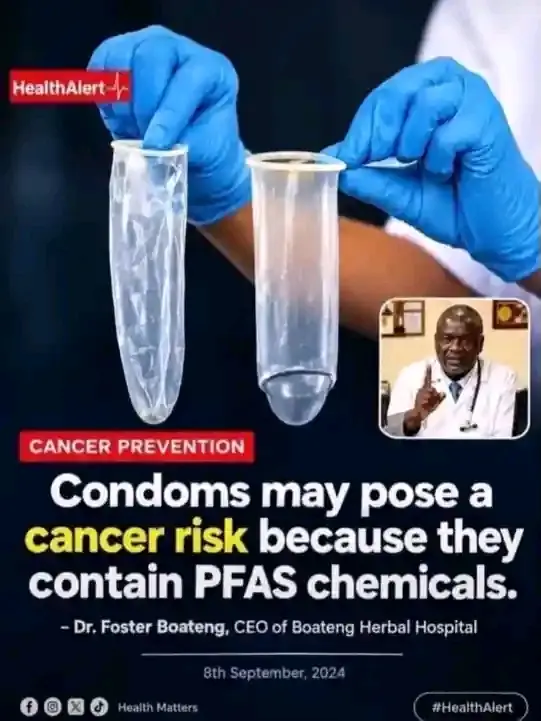 If you use condom, you fit get cancer, if you no use condom, you fit get hiv, if you decide not to s...