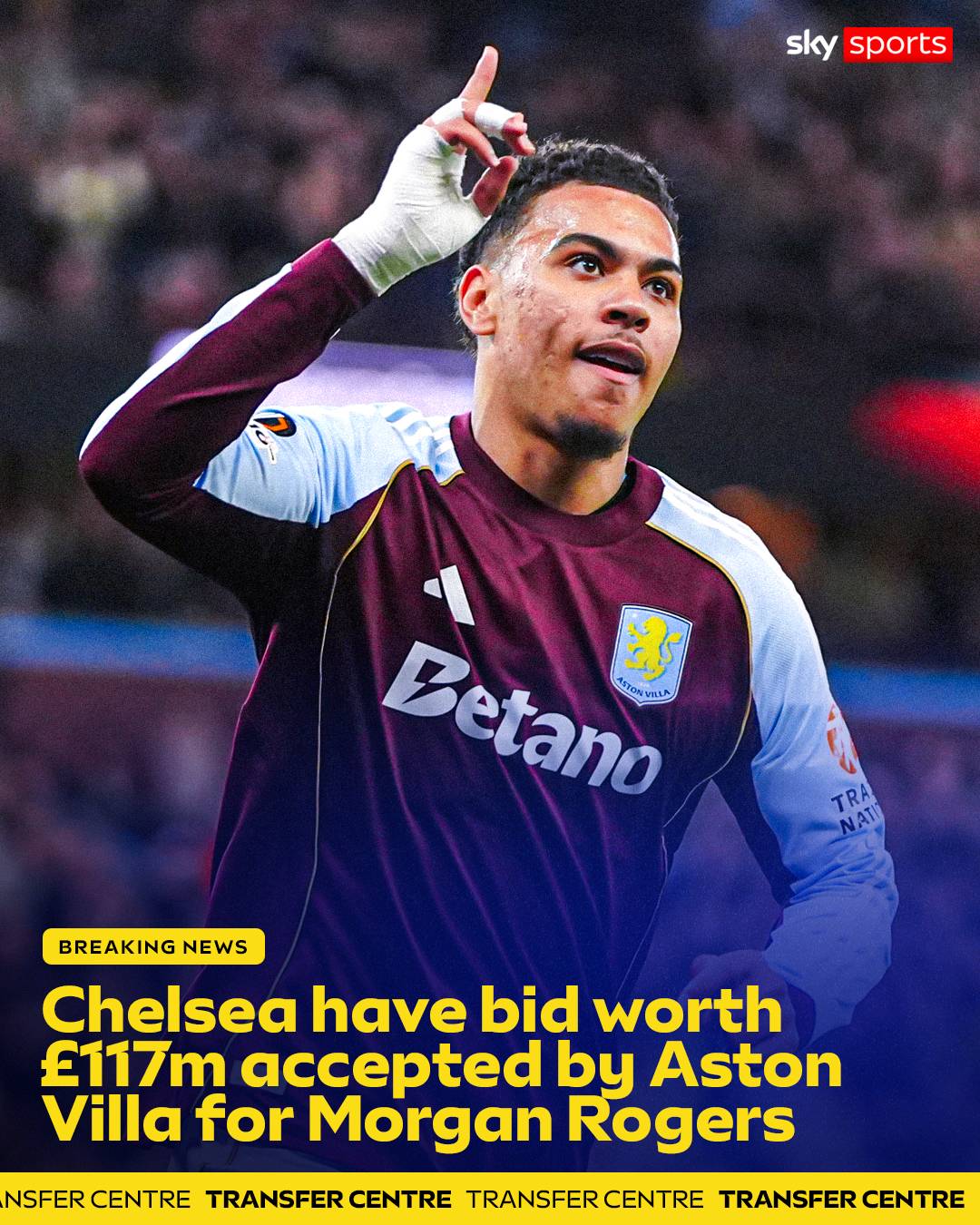 BREAKING: WHERE THE CHELSEA FANS!!!
Chelsea have had a bid worth £117m accepted by Aston Villa for M...