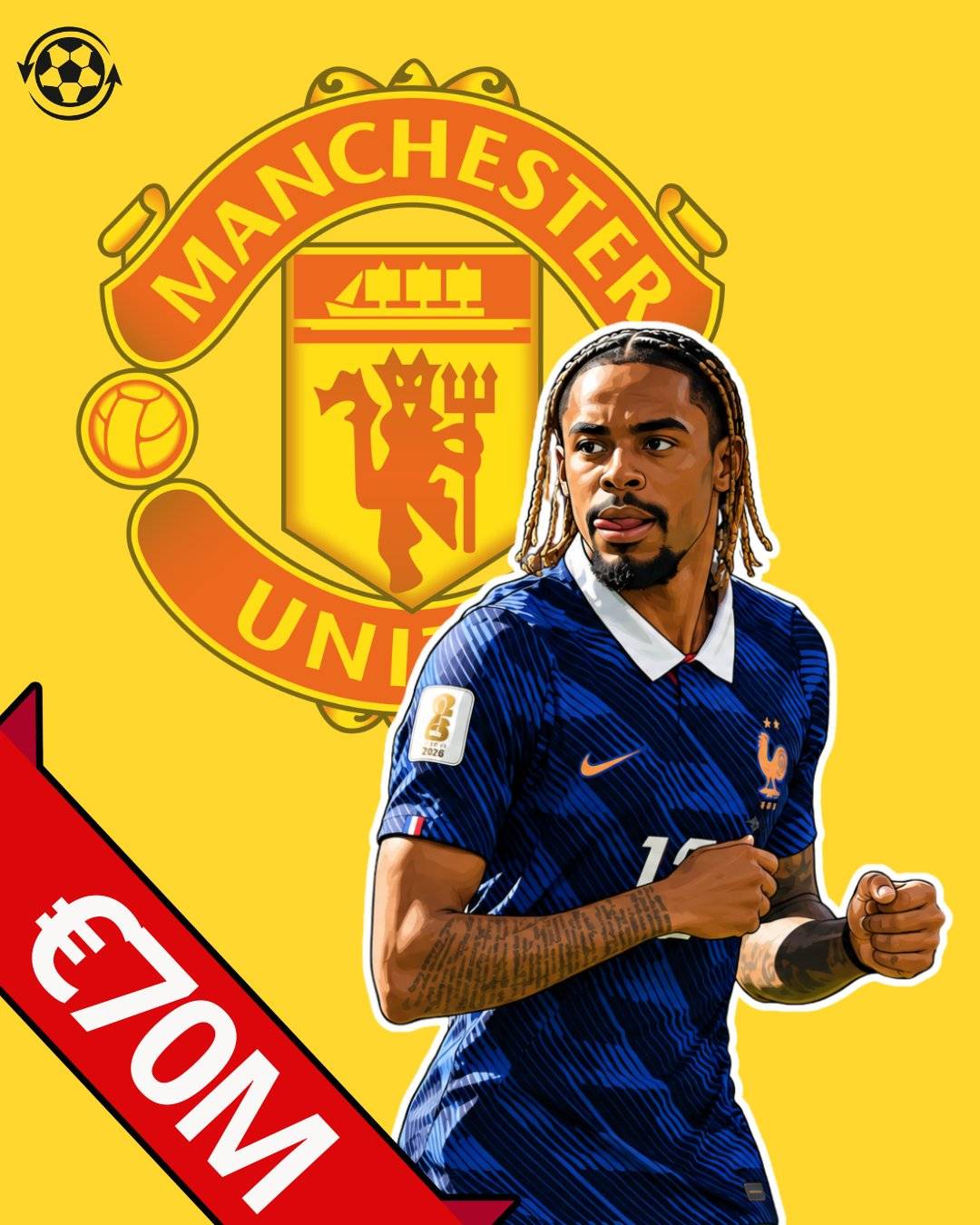 BREAKING: Manchester United have been offered the chance to sign PSG winger Bradley Barcola this sum...