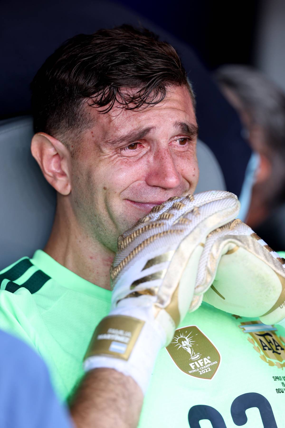 🇦🇷 Argentine goalkeeper Dibu Martínez after the game.