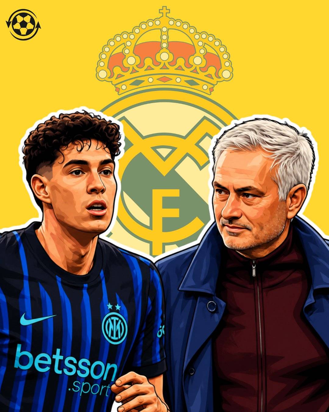 JUST IN: Real Madrid manager Jose Mourinho has spoken with Inter Milan center back Alessandro Baston...
