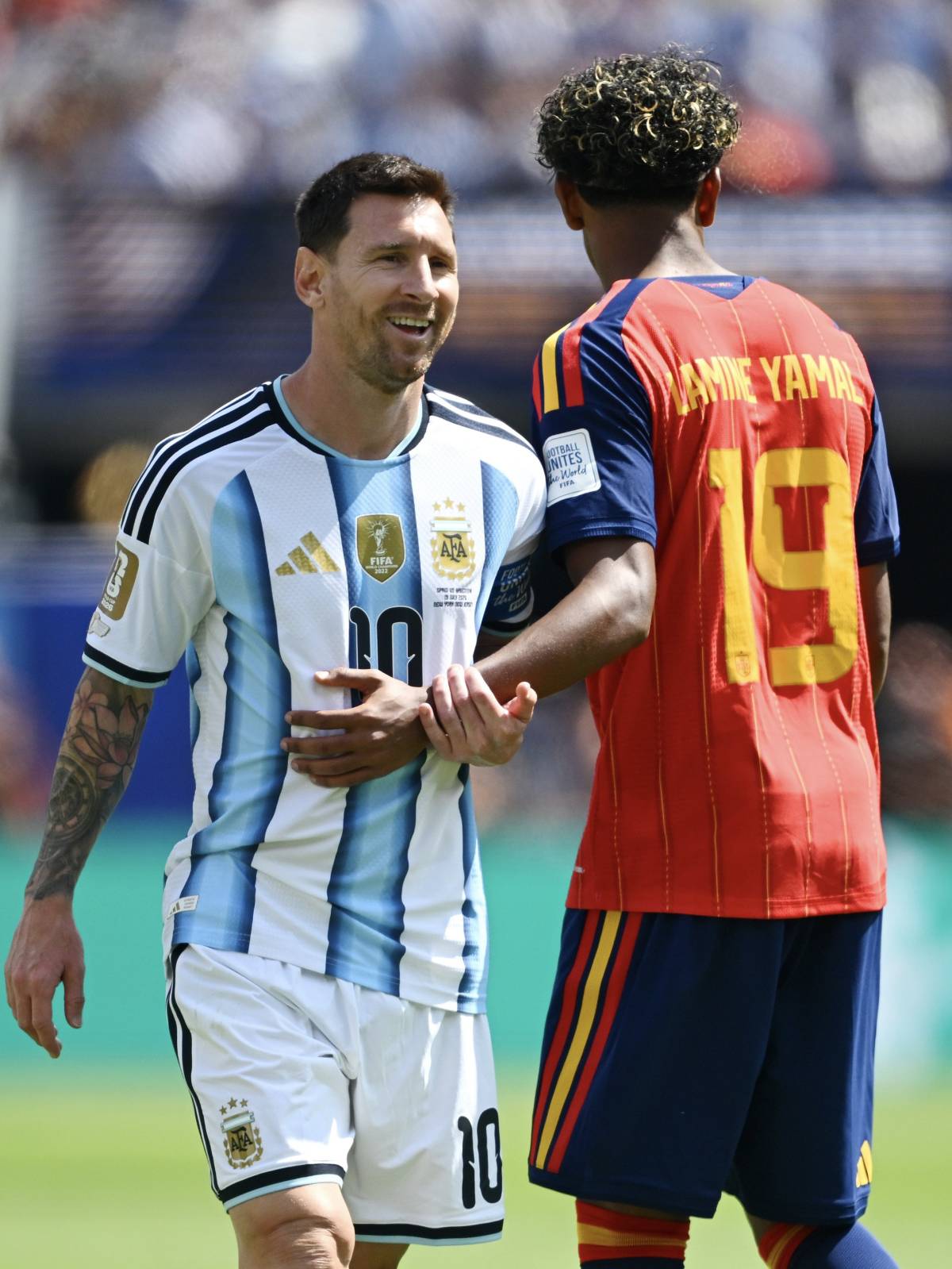 JUST IN: Argentine captain Lionel Messi breaks silence after World Cup final loss and congratulates...