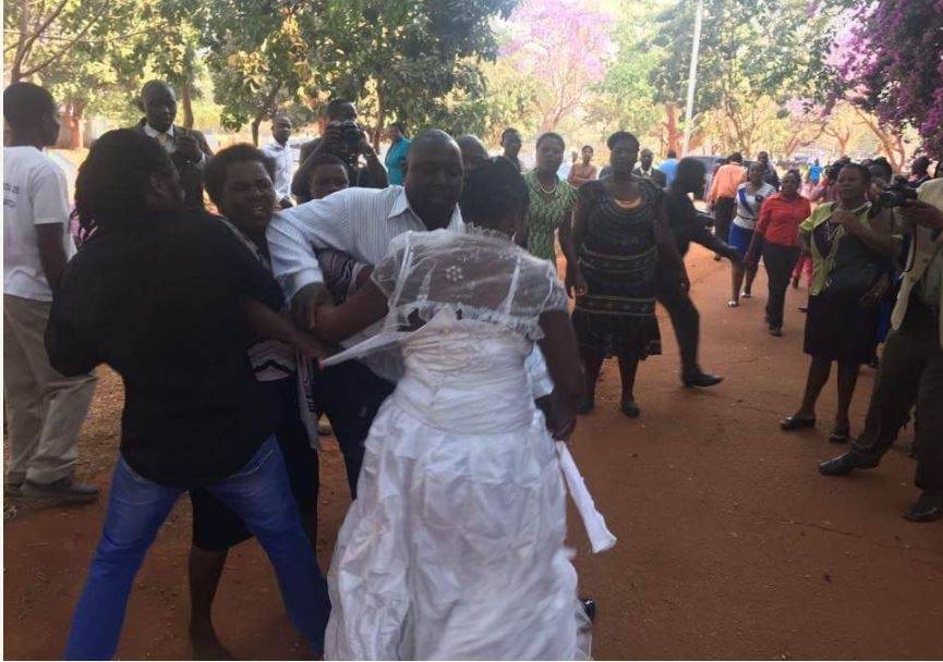 JUST IN: A bride and her mother-in-law have exchange slaps over food at wedding reception.
What do...