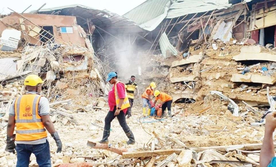 JUST IN: Two persons have been confirmed dead, while three others were rescued after a three-storey...