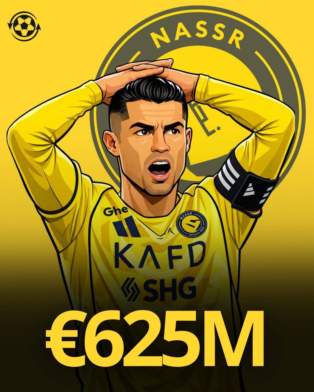JUST IN: Cristiano Ronaldo has already pocketed an incredible €625M in wages and bonuses since joini...